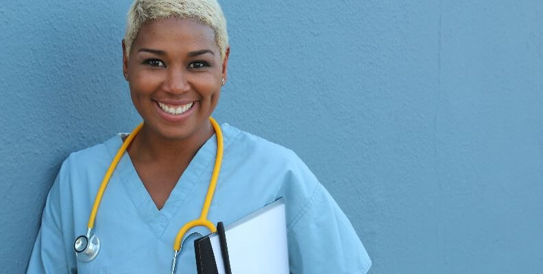 Smiling Nursing Student
