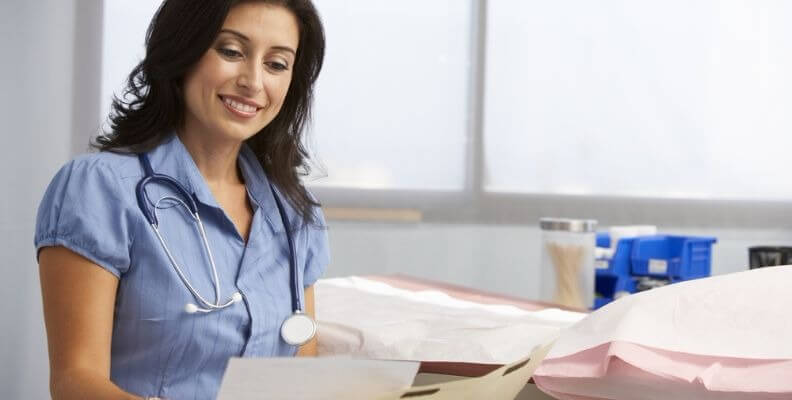 Nurse Practitioner in Exam Room